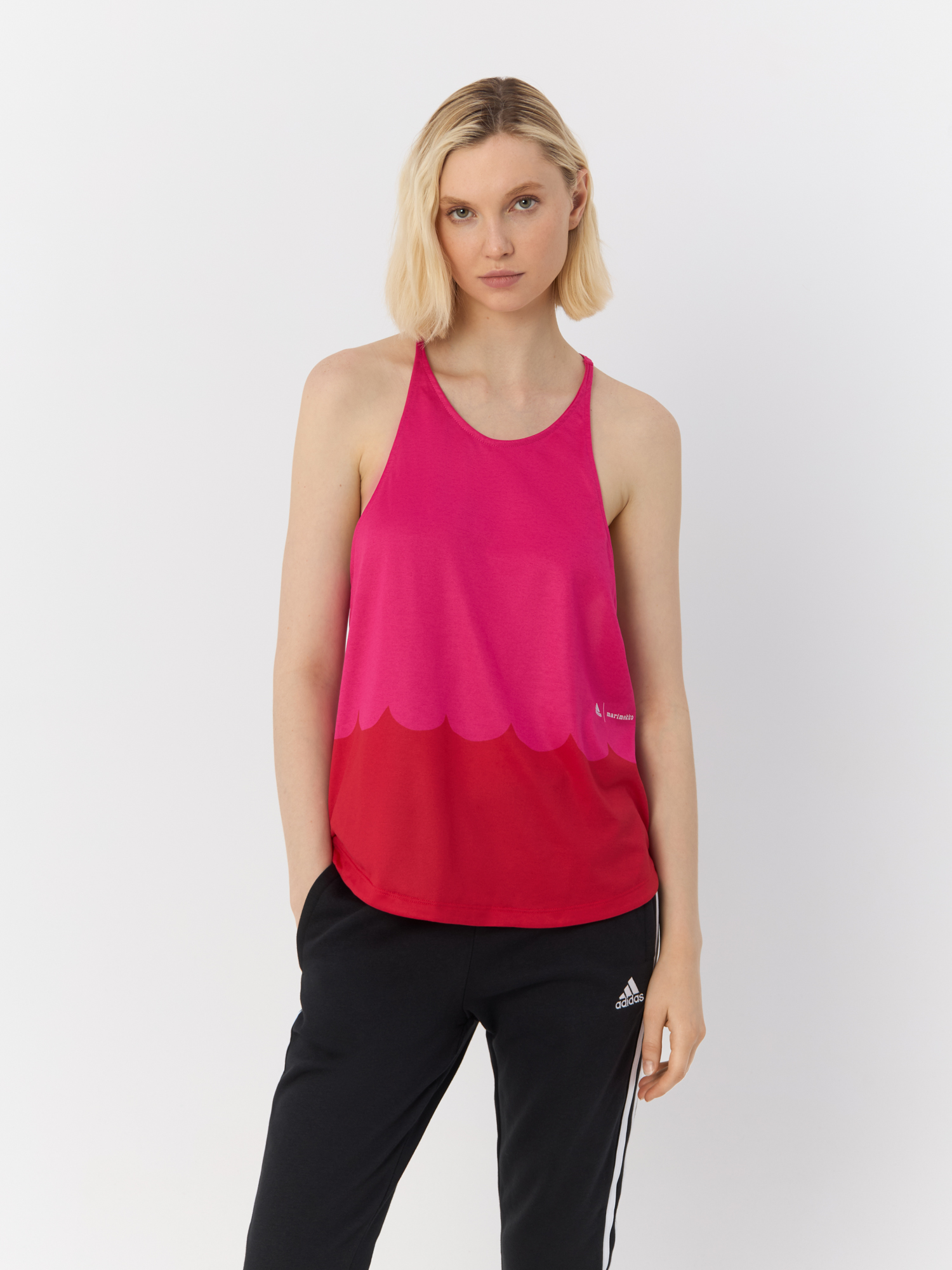 Майка женская Adidas Marimekko Tank Top H16927 розовая XS