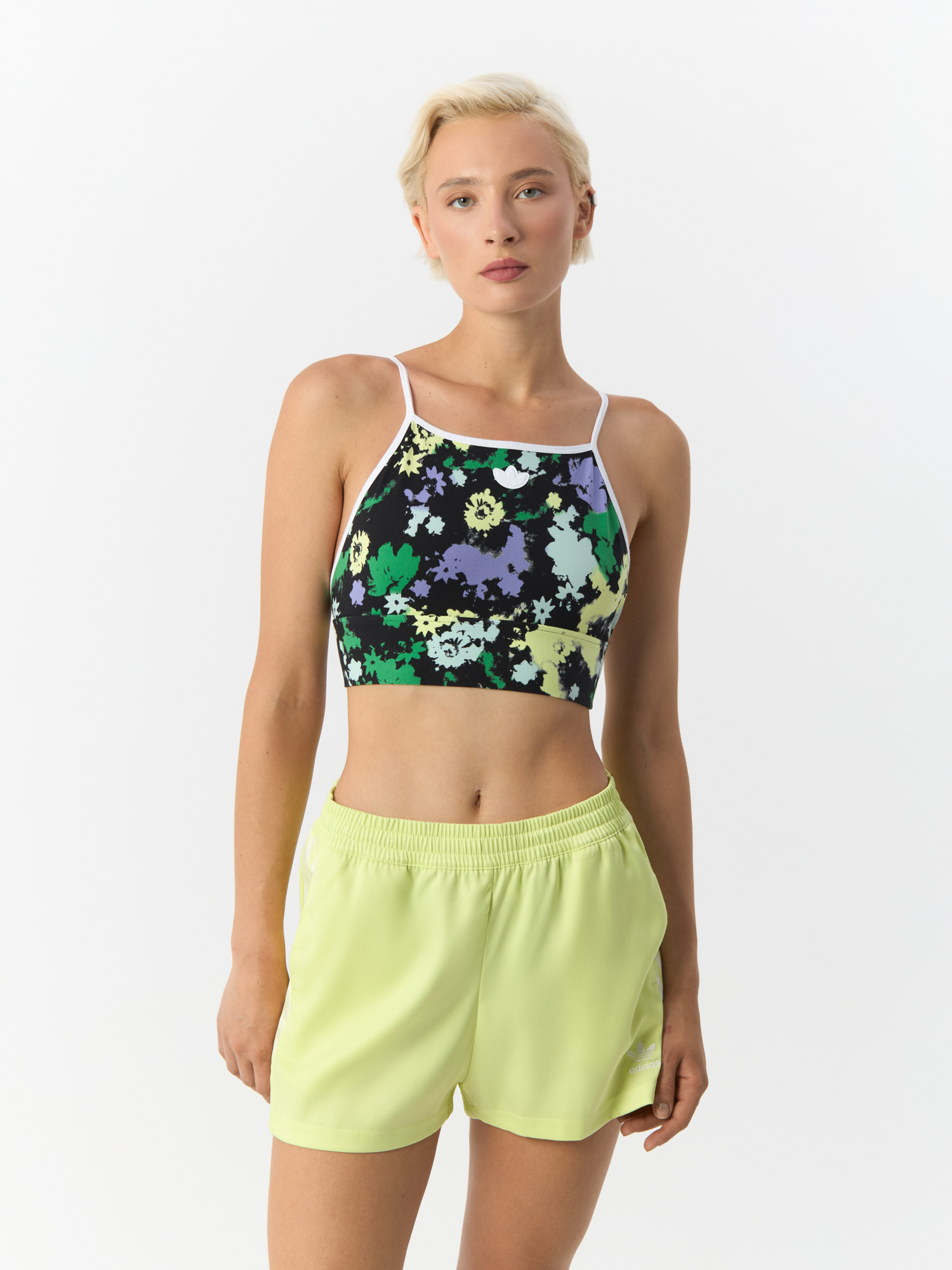 

Топ женский Adidas Floral Bra Top H15822 разноцветный 28 DE, Floral Bra Top