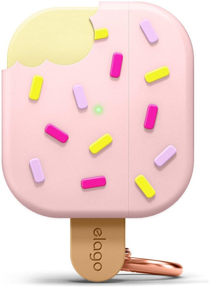 фото Чехол elago unique ice cream hang case для airpods 3, розовый