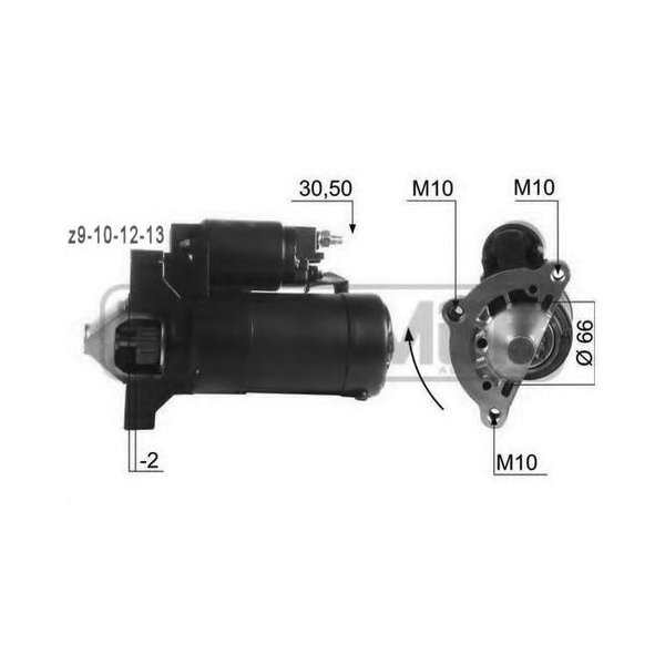 

Стартер Peugeot 307/307 Break/307 SW 96>15 Citroen Berlingo / Berlingo First/C4/C4 I 98>13