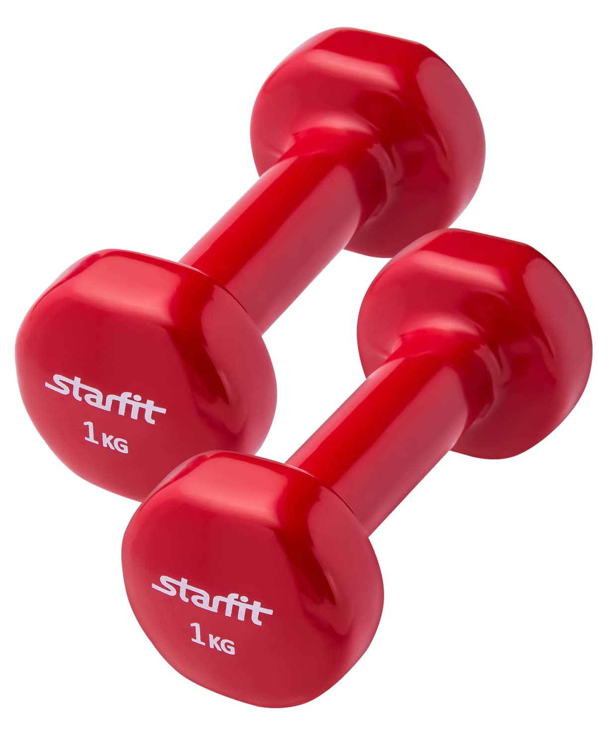 

Гантель виниловая Starfit DB-101 1 кг, пара, красный, DB-101 1 кг пара