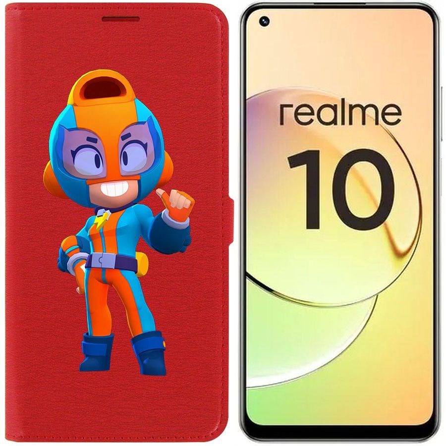 

Чехол-книжка Eco Book для Realme 10 4G Brawl Stars-GT Макс