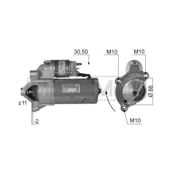 

Стартер Citroen Berlingo / Berlingo First/C4/C4 I 91>12 Peugeot 307/307 Break/307 SW 94>15
