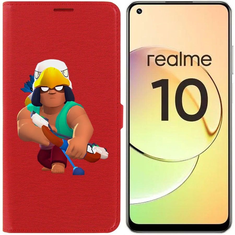 

Чехол-книжка Eco Book для Realme 10 4G Brawl Stars-Бо