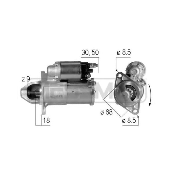 

Стартер Opel Astra H/Astra H GTC/Astra H Twintop 04>17 Fiat Croma 05> Alfa Romeo 159/159 S