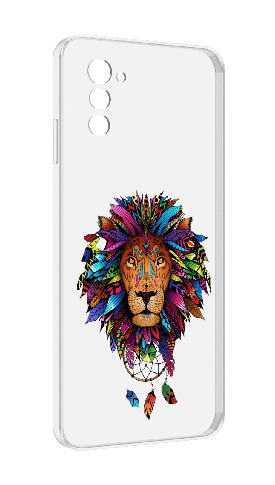 

Чехол MyPads Тотемный Лев для UleFone Note 12 / Note 12P, Прозрачный, Tocco