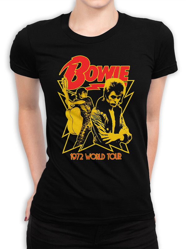 

Футболка женская Dream Shirts Дэвид Боуи - David Bowie 1000959-1 черная S, Черный, Дэвид Боуи - David Bowie 1000959-1