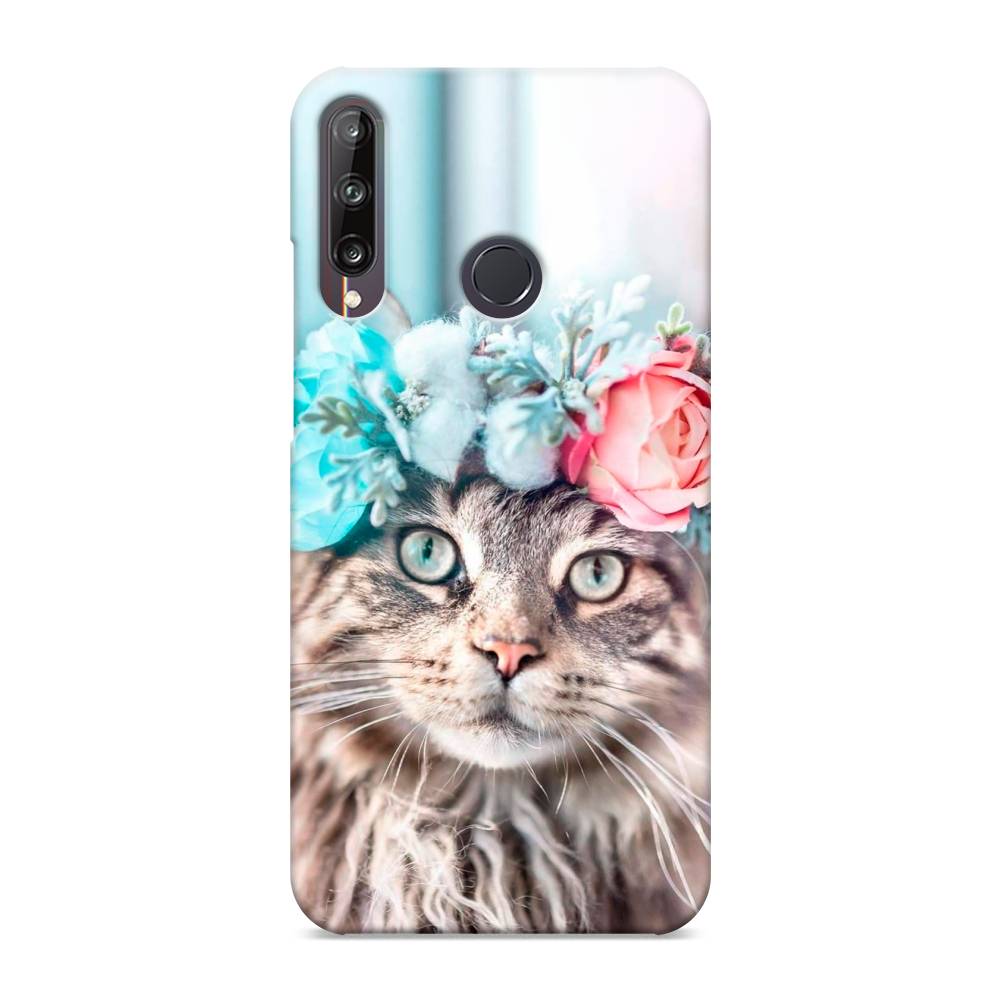 

Чехол Awog "Кот в венке" для Huawei Y7p, 6103320-1