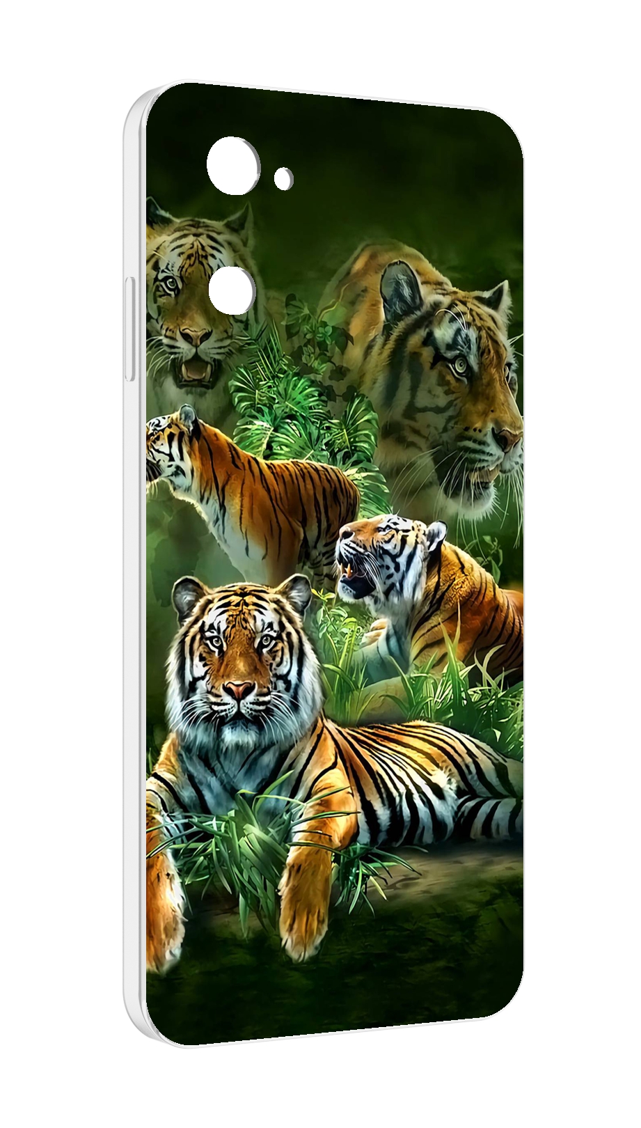 

Чехол MyPads Тигры для UleFone Note 12 / Note 12P, Прозрачный, Tocco