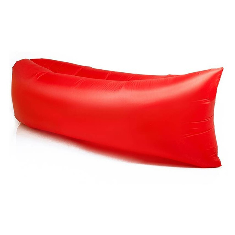 фото Надувной ламзак лежак диван для отдыха шезлонг baziator bg0112 120x60x50 см красный