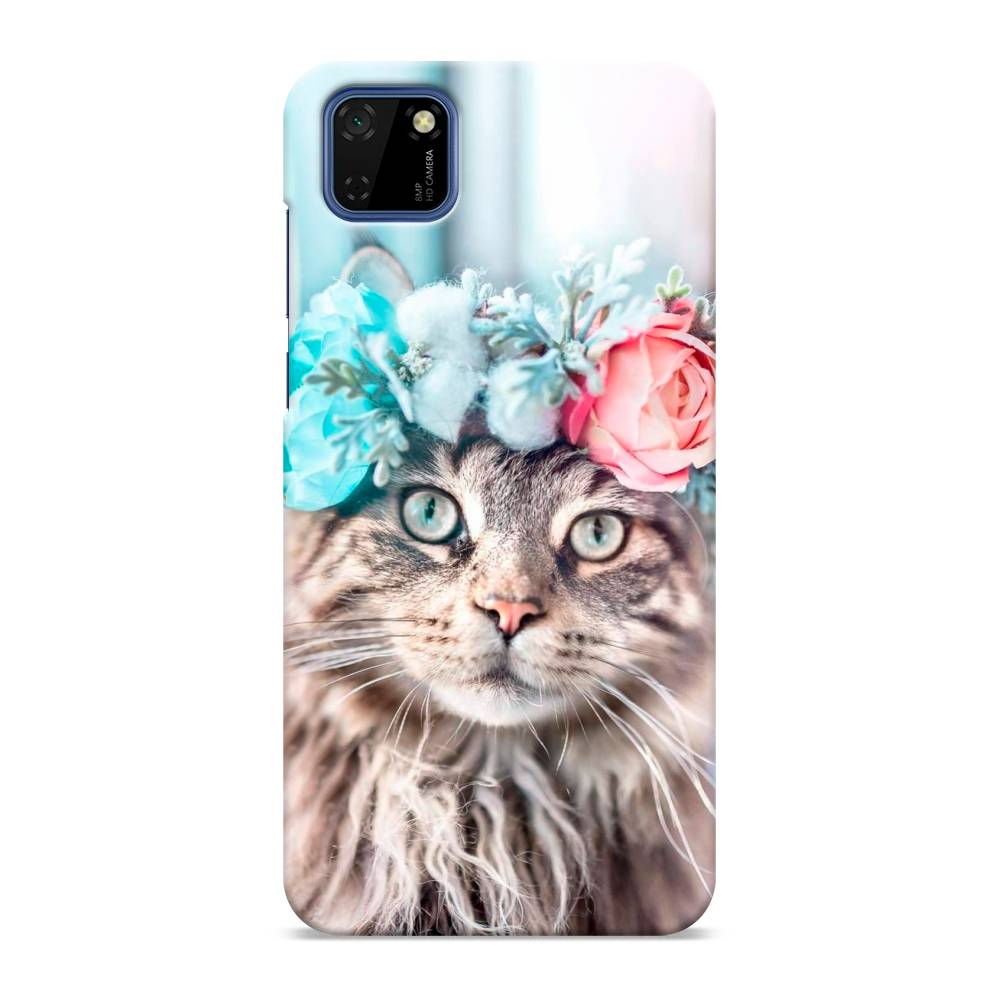 

Чехол Awog "Кот в венке" для Huawei Y5p