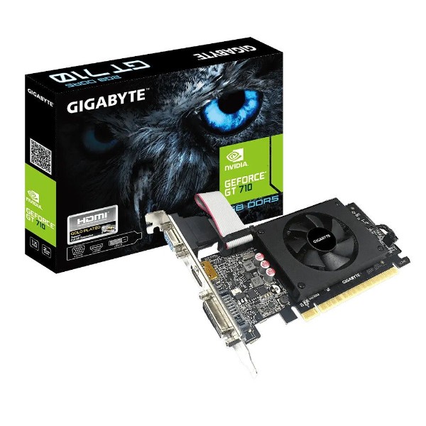 фото Видеокарта gigabyte nvidia geforce gt 710 lp (gv-n710d5-2gl)