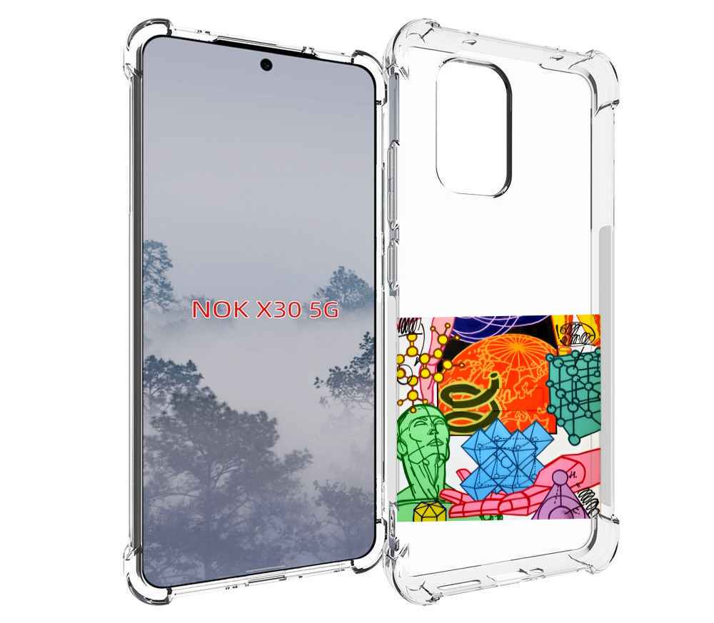 

Чехол MyPads физика-химия для Nokia X30 5G, Tocco