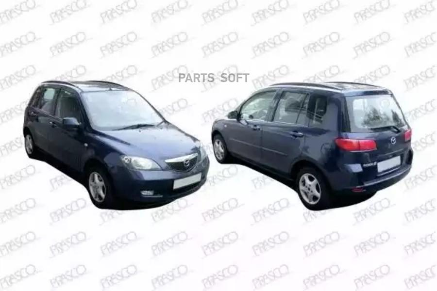 

Накладка Зеркала Правая, Грунт. Mazda 2 (Dy) 03-07