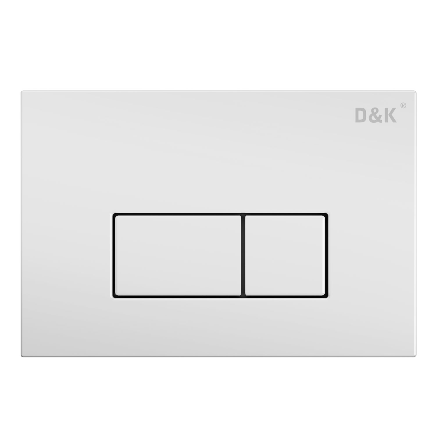 Кнопка смыва для инсталляции скрытого монтажа D&K Rhein, белый (DB1499016)
