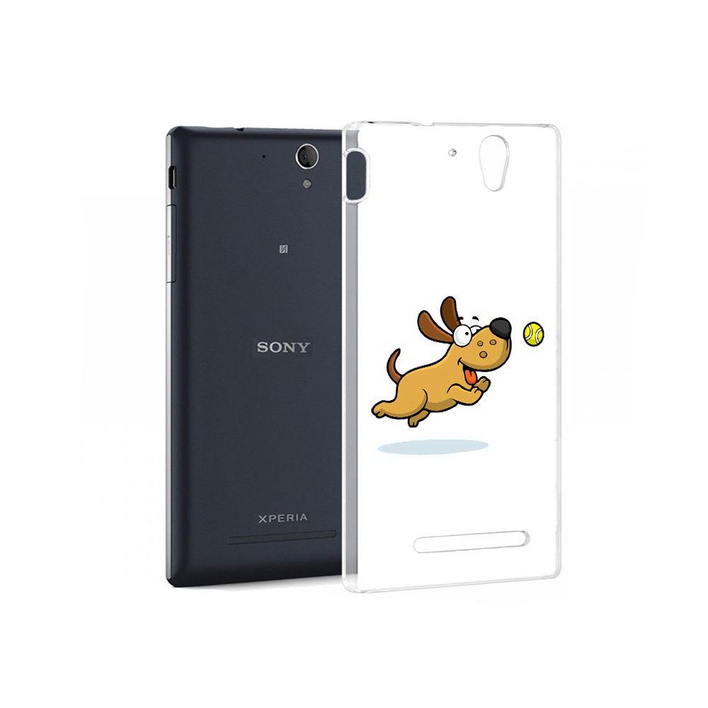 

Чехол MyPads Tocco для Sony Xperia C3 пёсик (PT18760.251.563), Прозрачный, Tocco