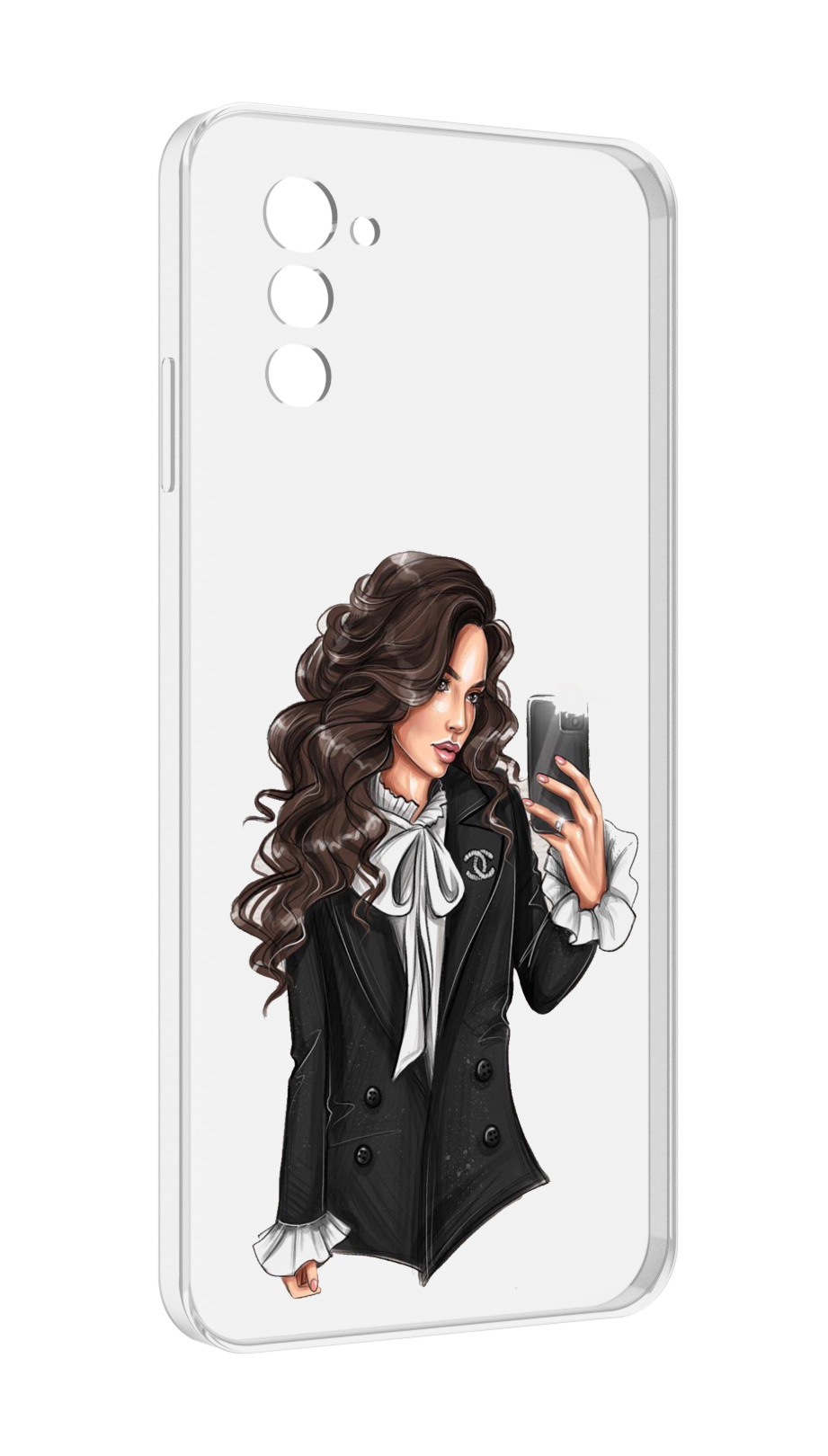 

Чехол MyPads Стильная-девушка для UleFone Note 12 / Note 12P, Прозрачный, Tocco