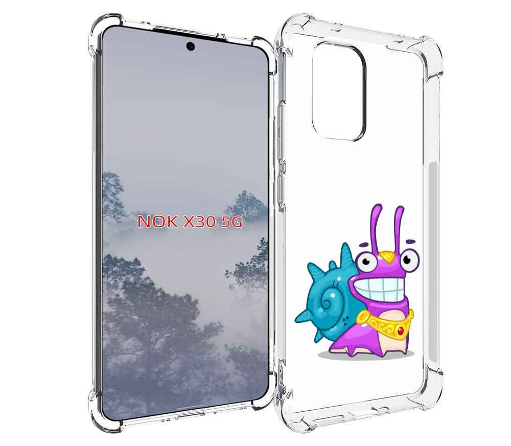 

Чехол MyPads улитка-принц для Nokia X30 5G, Tocco