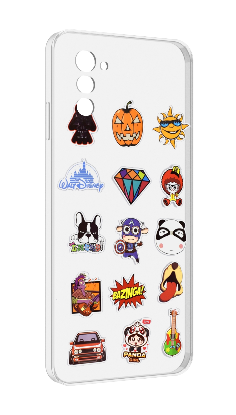 

Чехол MyPads Стикеры-2 для UleFone Note 12 / Note 12P, Прозрачный, Tocco
