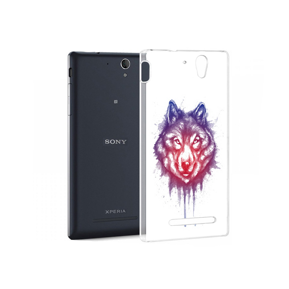 

Чехол MyPads Tocco для Sony Xperia C3 пушистый волк (PT18760.251.561), Прозрачный, Tocco