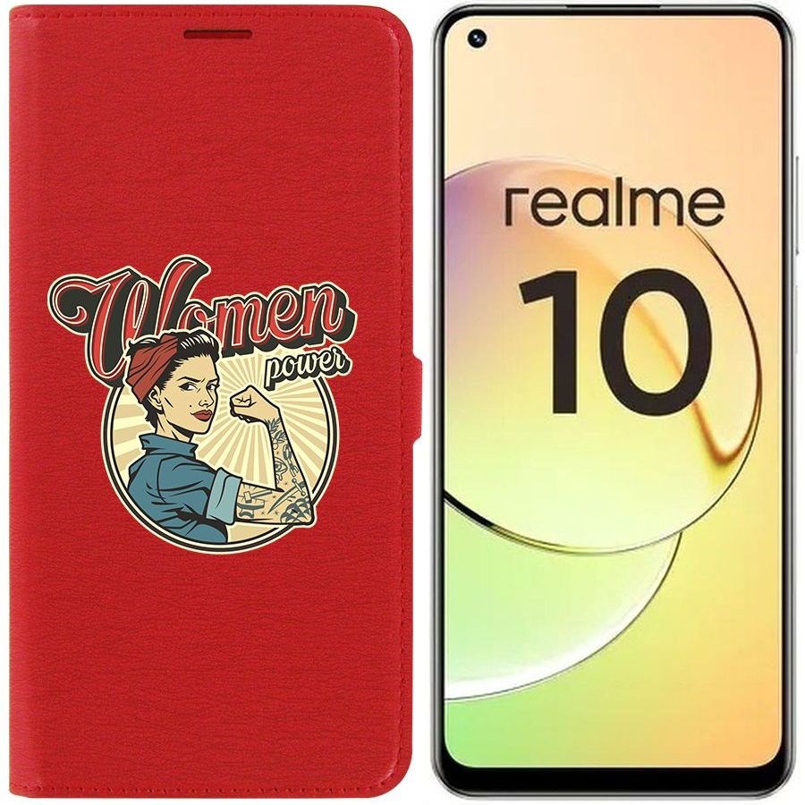 

Чехол-книжка Eco Book для Realme 10 4G Women Power