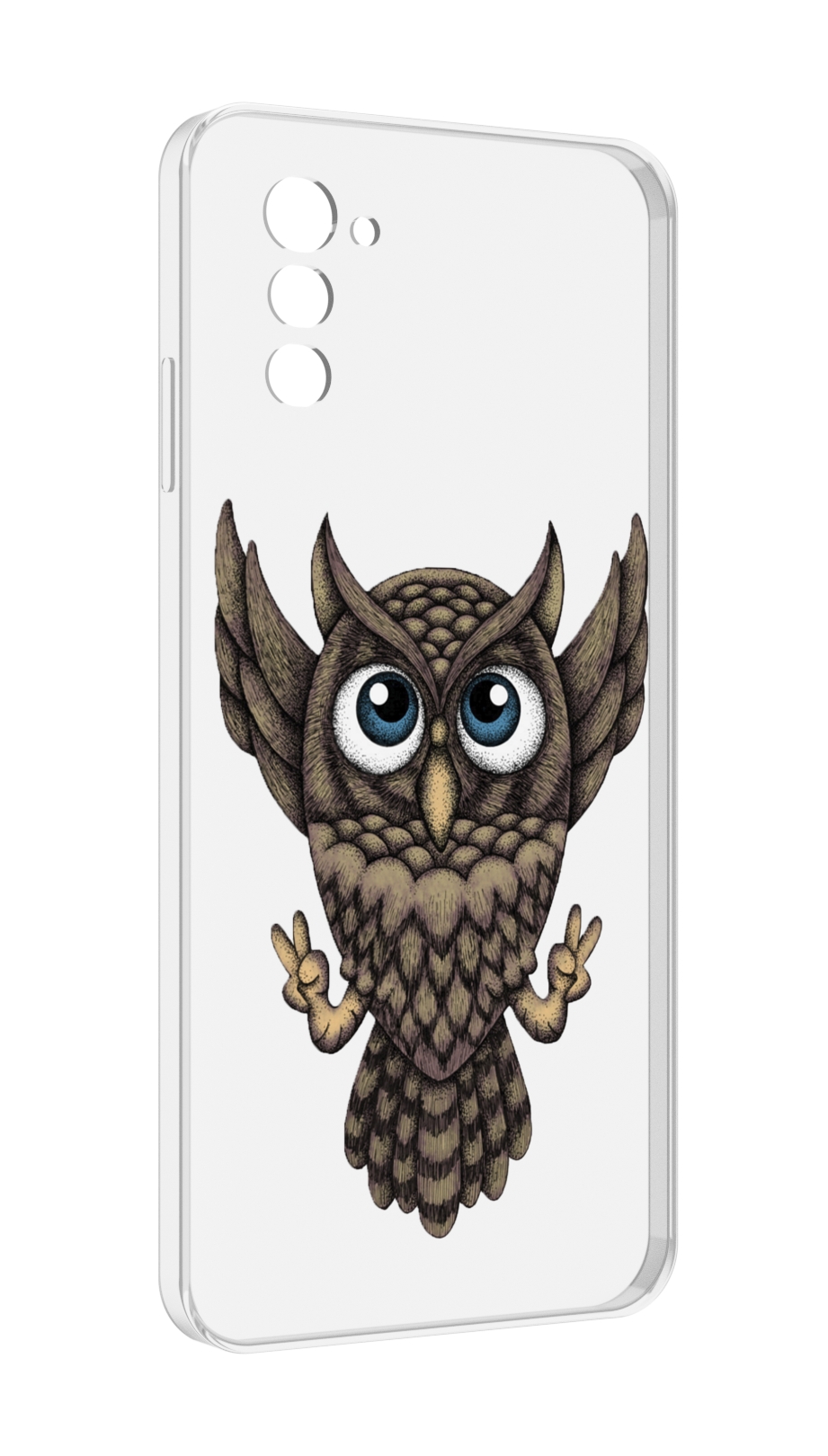 

Чехол MyPads Сова для UleFone Note 12 / Note 12P, Прозрачный, Tocco
