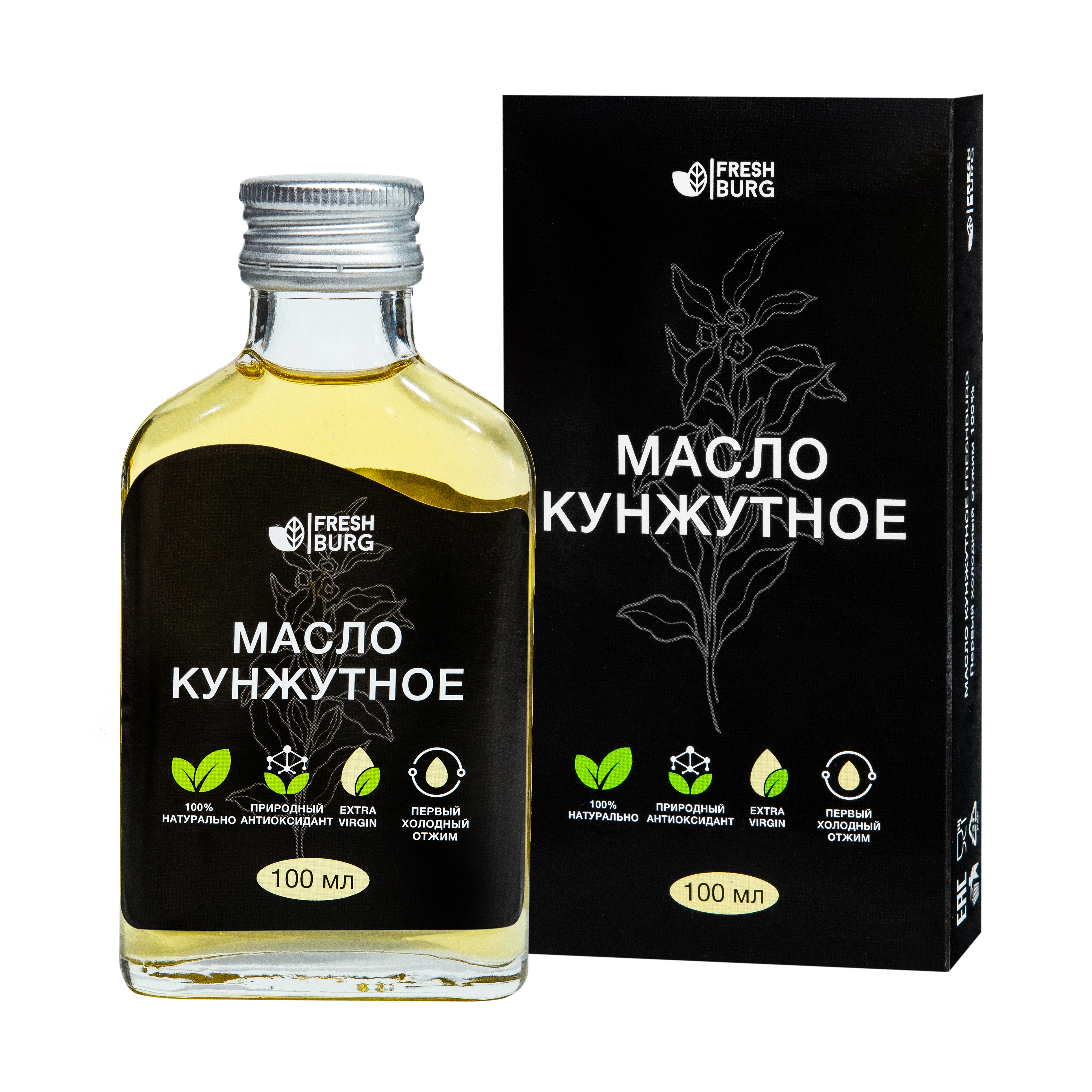 Масло Freshburg кунжутное нерафинированное, 100 мл