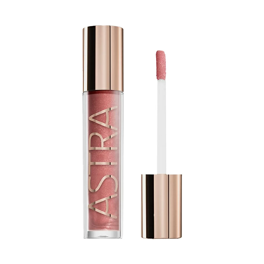 Блеск для губ Astra My gloss plump & Shine увеличивающий, тон 02 розовый, 4 мл