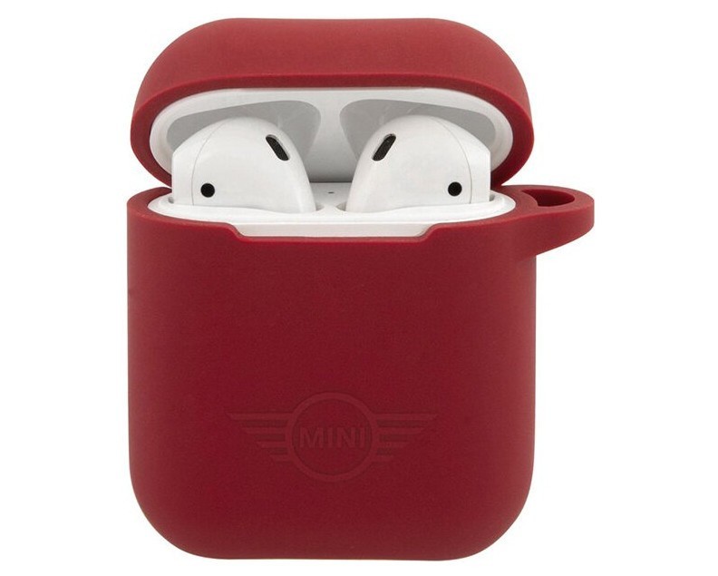 Чехол CG Mobile MINI Liquid silicone Laser logo AirPods 1&2 Красный (MIACA2SLTRE)