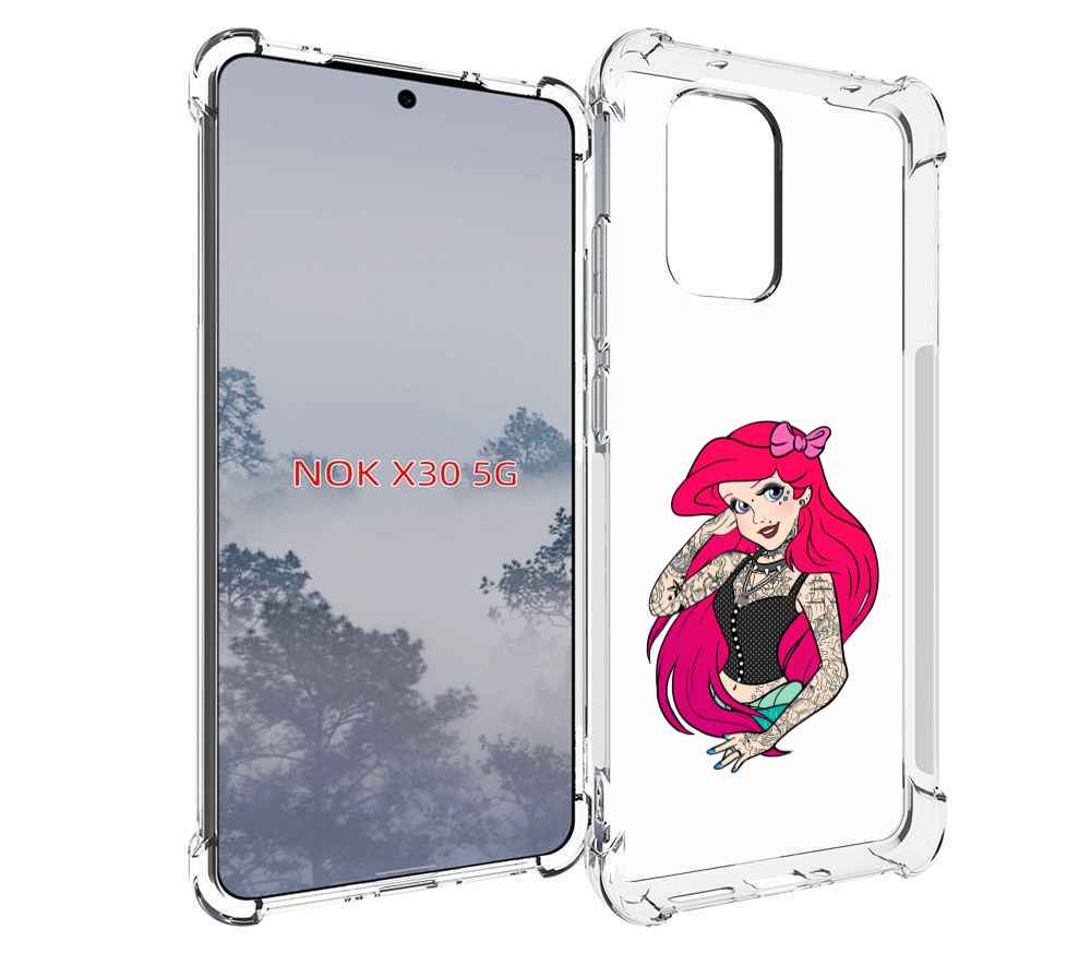 

Чехол MyPads татуированная-принцесса женский для Nokia X30 5G, Tocco