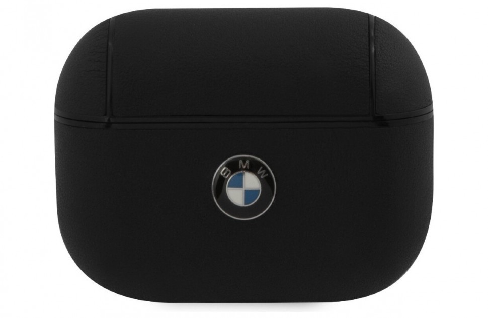 фото Чехол cg mobile bmw signature leather with metal logo airpods pro черный