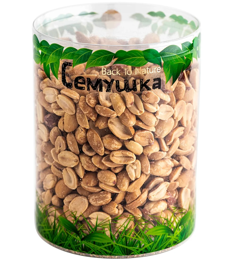 

Арахис Семушка жареный, солёный, в тубе, 500 г