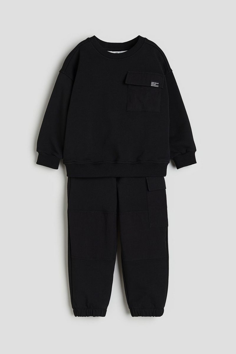 

Костюм повседневный детский H&M 1237863, Черный, 104, 1237863