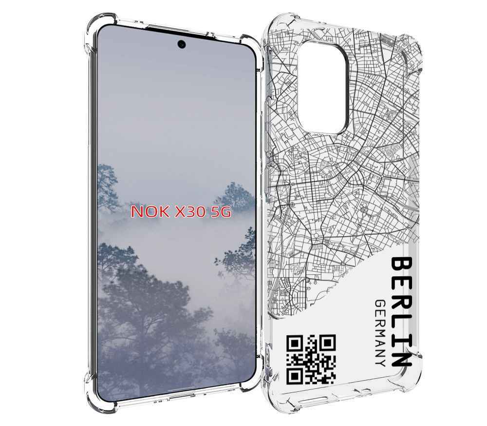 

Чехол MyPads схема-берлин для Nokia X30 5G, Tocco