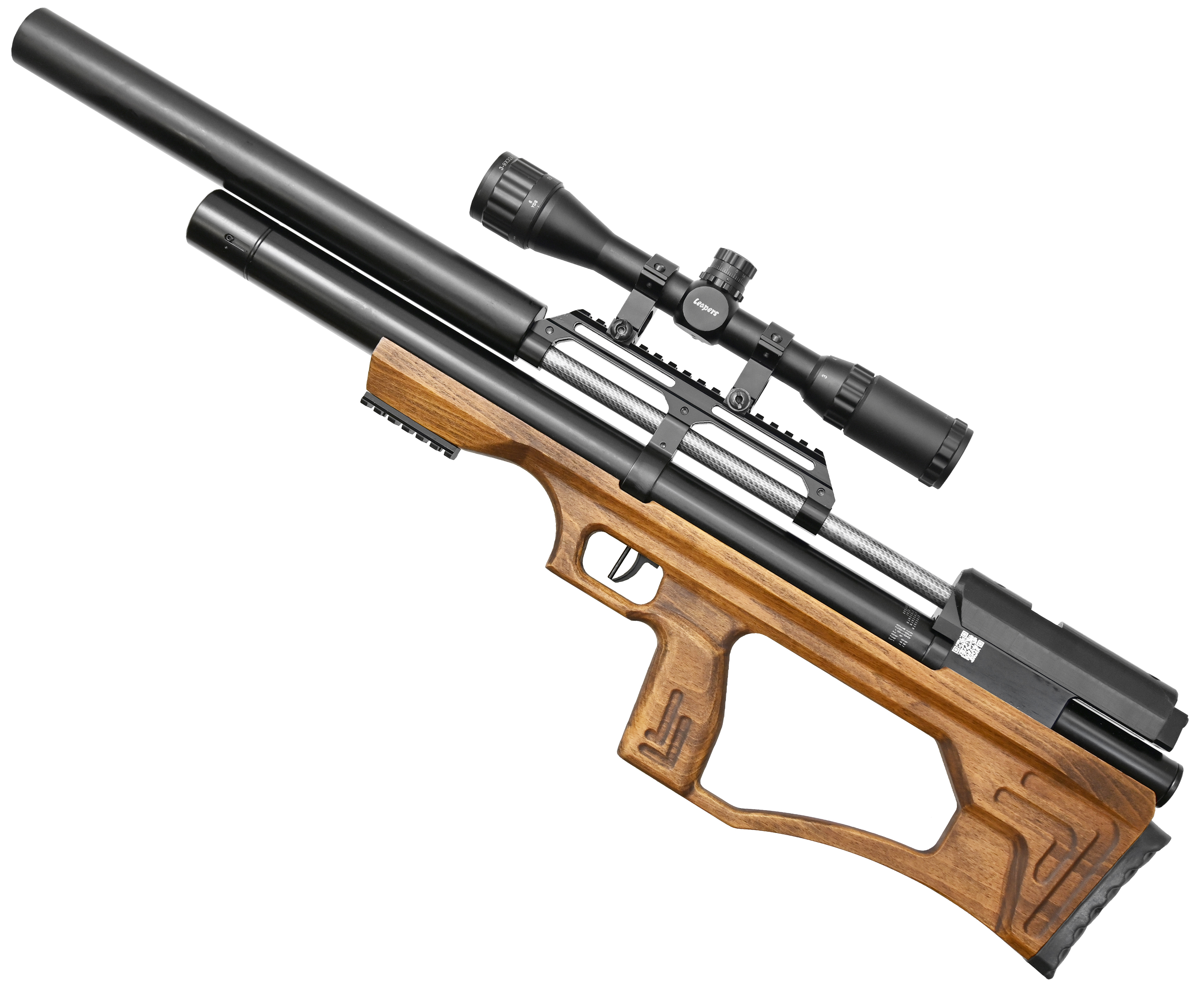 Пневматическая винтовка Krugergun Снайпер Буллпап 6.35мм (580мм, резерв. 510, редуктор, L)