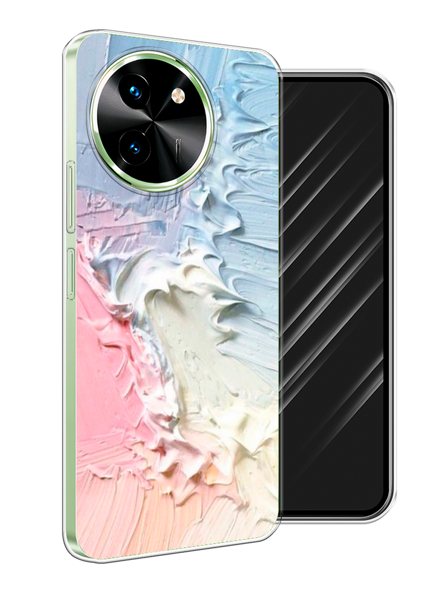 

Чехол Awog на Vivo T3x/Y38 5G "Фруктовое мороженное", Голубой;розовый;желтый, 2610650-1