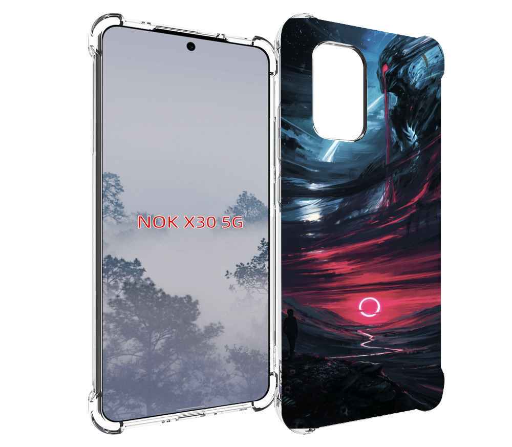 

Чехол MyPads страшный мир для Nokia X30 5G, Tocco