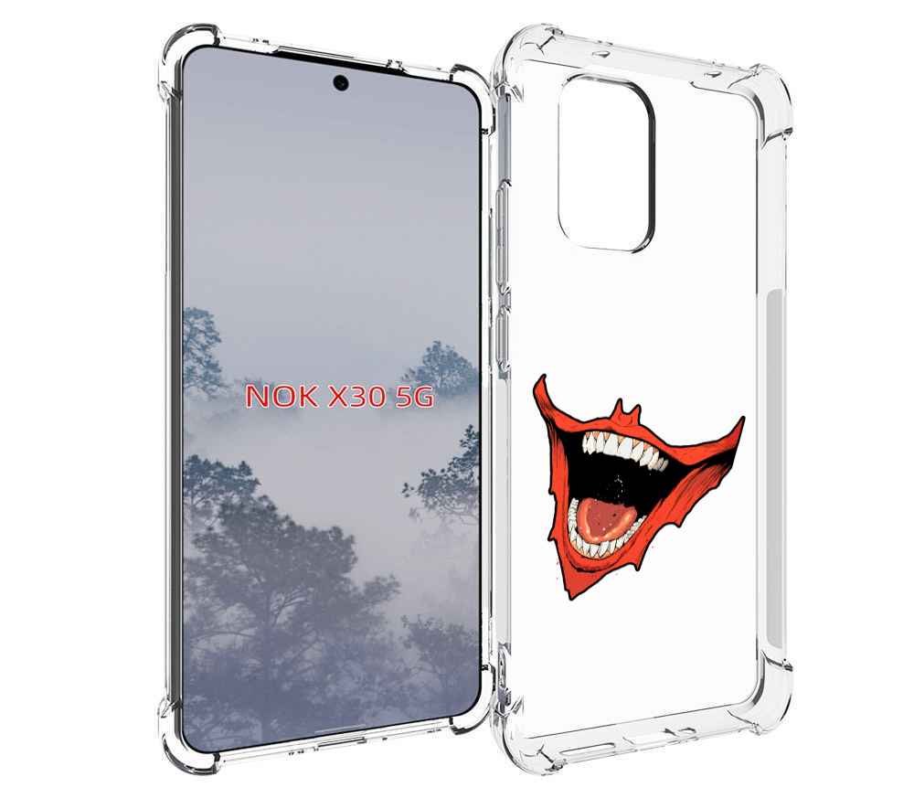 

Чехол MyPads страшная-улыбка для Nokia X30 5G, Tocco