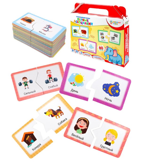 

Развивающие пазлы Bright kids Первые ассоциации Bright Kids, ИН-9367