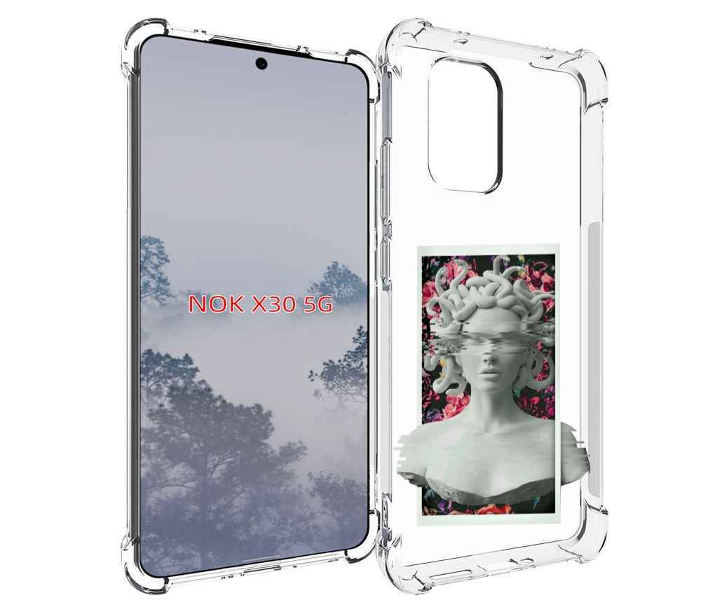 

Чехол MyPads статуя-медузы для Nokia X30 5G, Tocco