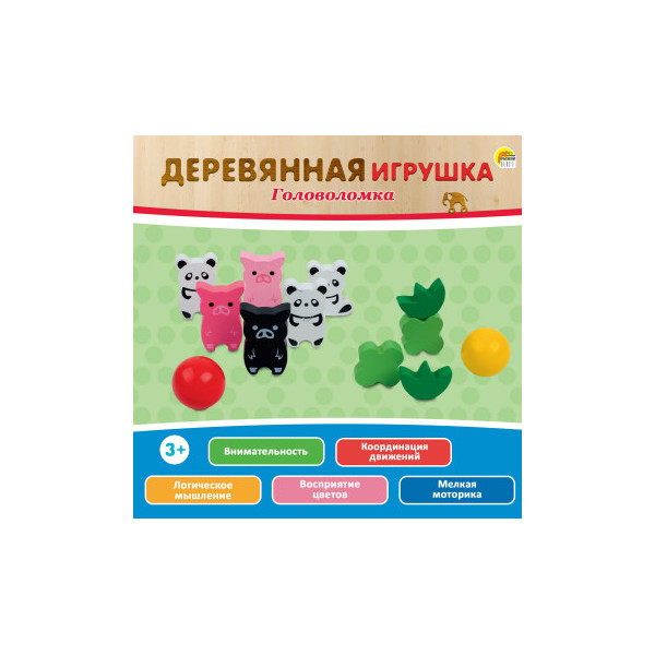

Баланс Животные-2, 9 деталей Рыжий кот, ИД-8678