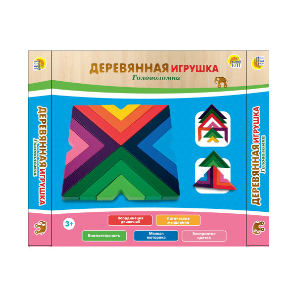 

Танграм Фантазия, 16 деталей Рыжий кот ИД-8659, ИД-8659