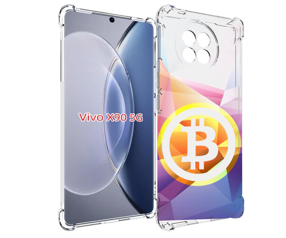 Чехол MyPads Биткоин для Vivo X90
