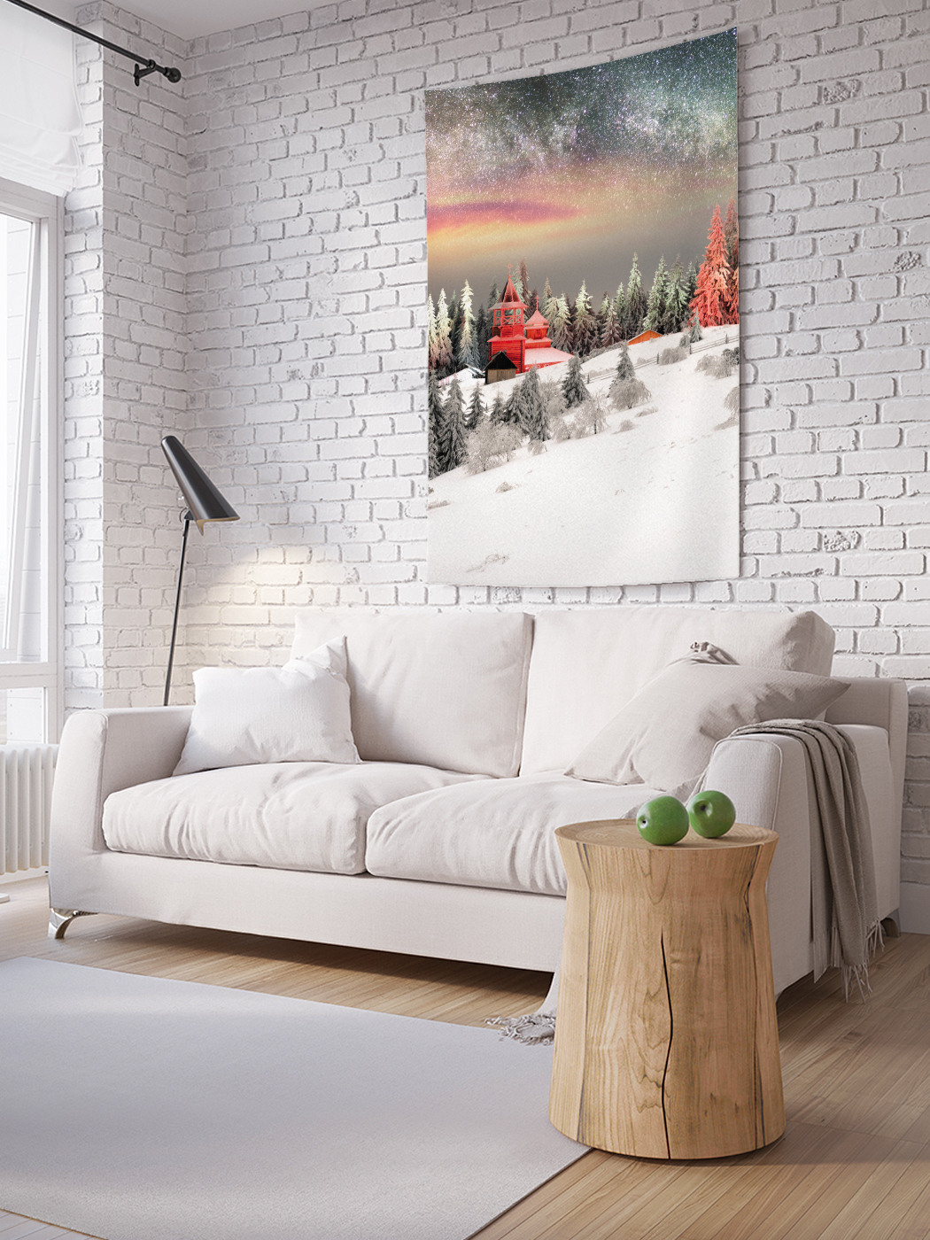 

Вертикальное фотопанно на стену JoyArty Деревянная колокольня 150x200 см, Деревянная колокольня