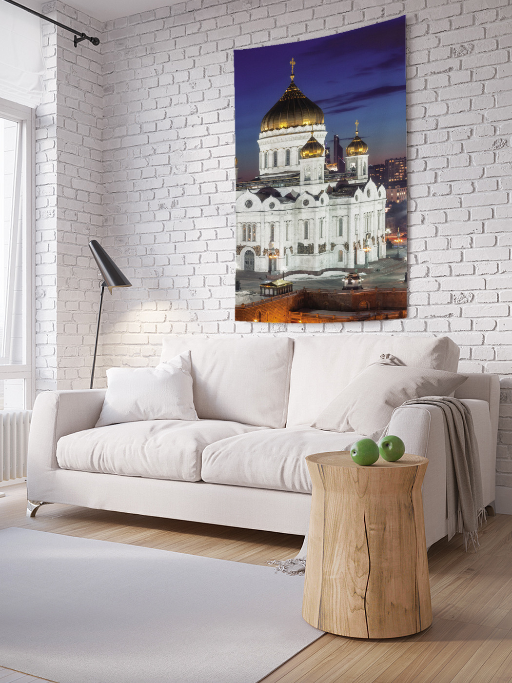

Вертикальное фотопанно на стену JoyArty Храм Христа Спасителя 150x200 см, Храм Христа Спасителя
