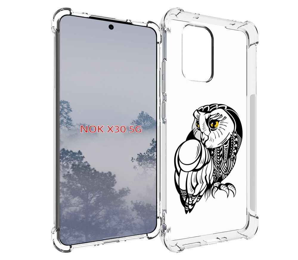 

Чехол MyPads сова-красотка для Nokia X30 5G, Tocco