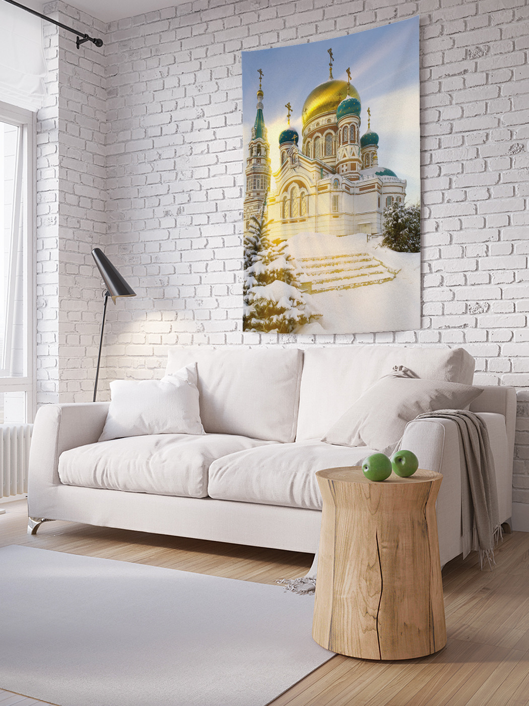 

Вертикальное фотопанно на стену JoyArty Золотой храм 150x200 см, Золотой храм