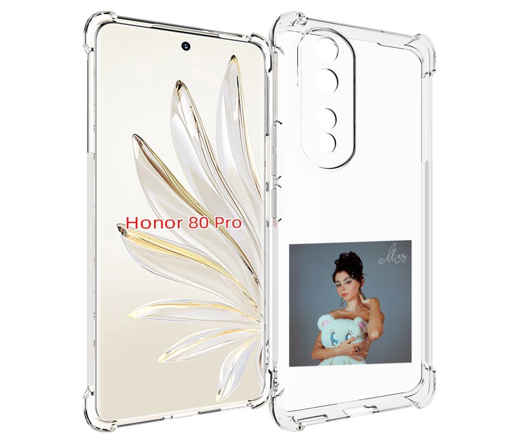 

Чехол MyPads Miss Дора для Honor 80 Pro, Прозрачный, Tocco