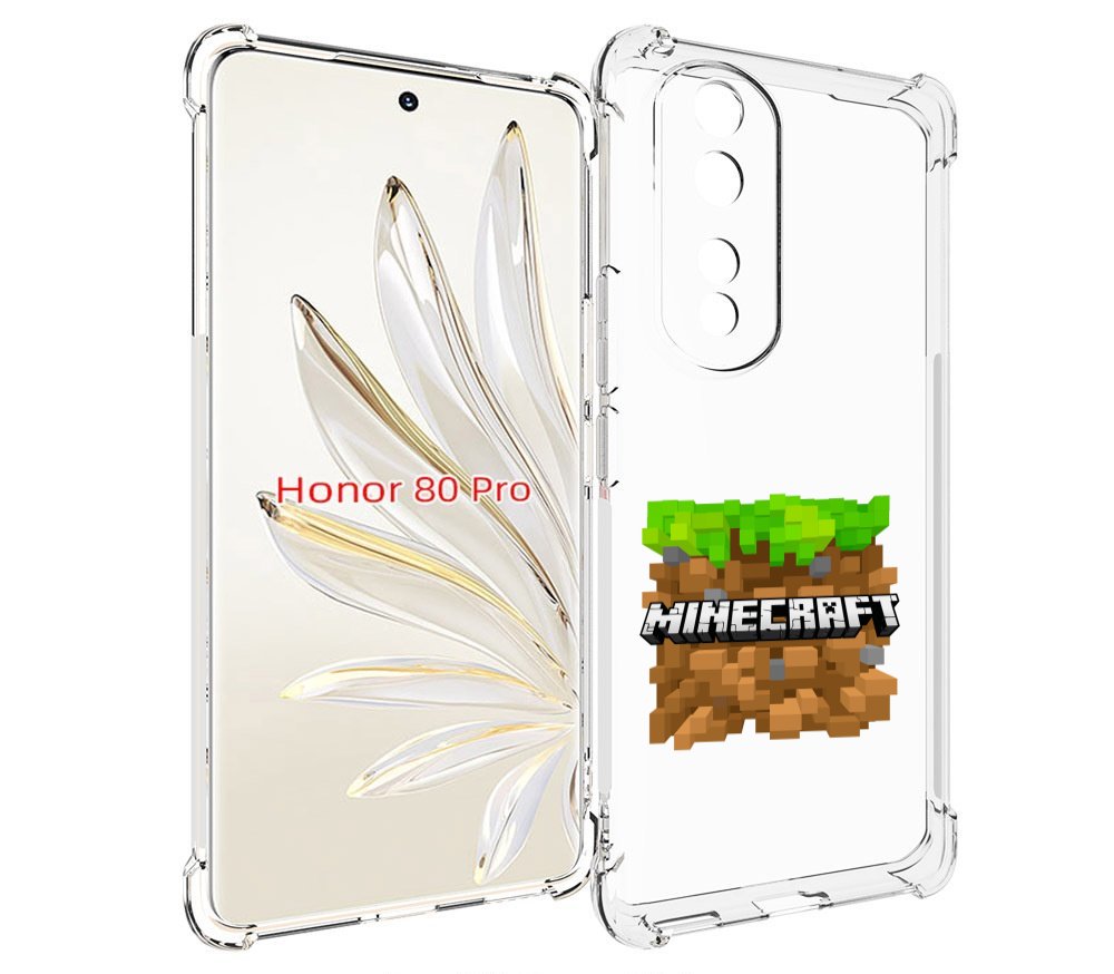 

Чехол MyPads Minecraft-2 для Honor 80 Pro, Прозрачный, Tocco