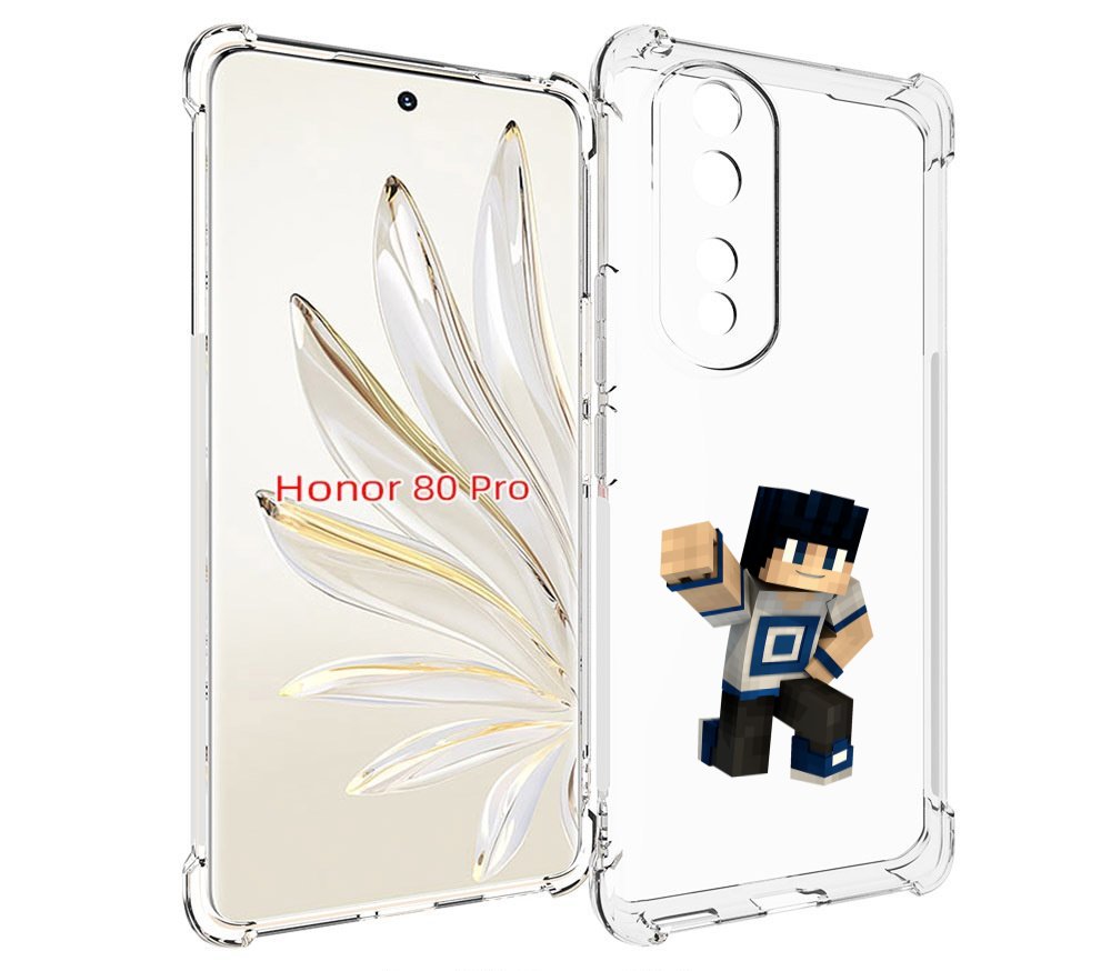 

Чехол MyPads Minecraft-1 для Honor 80 Pro, Прозрачный, Tocco